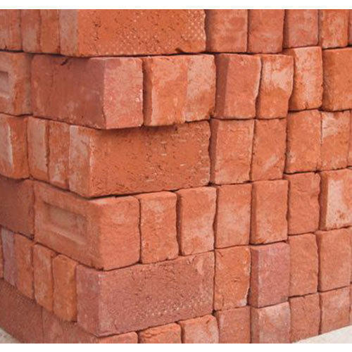 Solid Rectangular Red Colour Brick Use For Many Purposes Building Construction Road Work