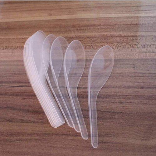 White Transparent Plastic Soup Spoon, For Event And Party Supplies Transparent Plastic Soup Spoon Is Great For Events 