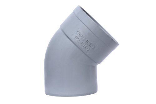 Grey 45 Degree Polyvinyl Chloride (Pvc) Pipe Elbow