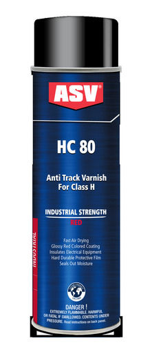 Anti Track Red Insulation Varnish Coating Spray For Class H, 500 Ml Application: Industrial