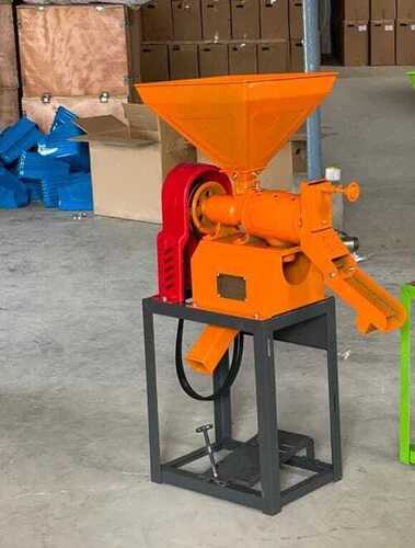 Automatic Best Quality Mini Rice Mill Orange Colour Used For Grinding Of Rice