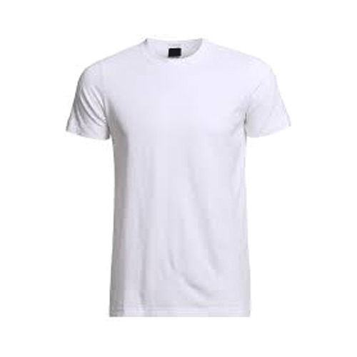 Cotton White Color Round Neck Half Sleeve For Casual And Regular Wear