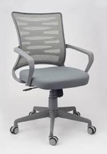 Handmade Durable And Strong Comfortable To Sit Adjustable Gray Color Office Chairs