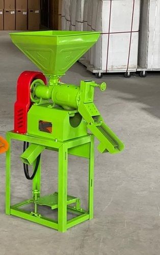 Iron Material Mini Rice Mill Green Colour Used For Grinding Of Rice at  22000.00 INR in Prayagraj