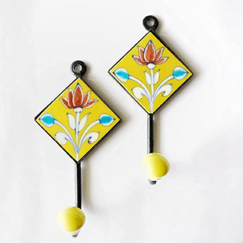 Jaipur Blue Pottery Latest Design Key Holder