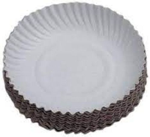Light Weight And Eco Friendly Around Disposable Paper Plate For Party Food