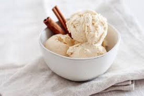 Milk Ice Cream Is A Sweetened Frozen Food Typically Eaten As A Snack Or Dessert