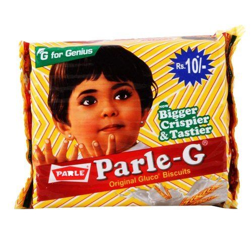 Rectangle Shape Crispy Sweet Parle G Gluco Biscuits