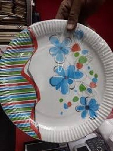 Recyclable Eco Friendly Disposable Colour Paper Plates For Catering Services Application: Domestic Use