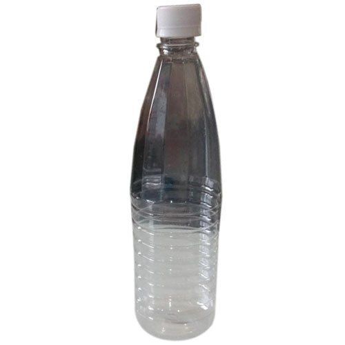 Transparent Round Screw Cap Pet Juice Bottles 