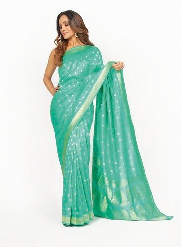 Soft And Brightly Sea Green Art Silk Woven Designer Traditional Saree