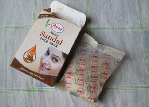 soft pure sleek and stylish anti acne and herbal sandal skin care ayur face pack 638