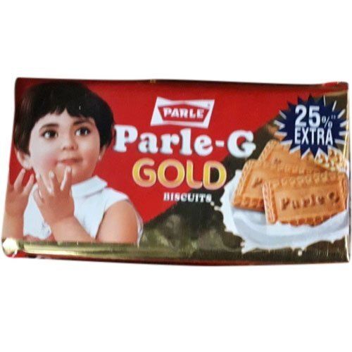 Sweet Crispy Rectangle Shape Parle G Gold Biscuit