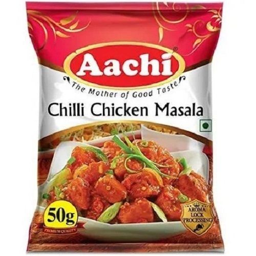 Brown Dried Chili Chicken Masala Filled With Aroma Pack Of 50 Gram For Cooking Use
