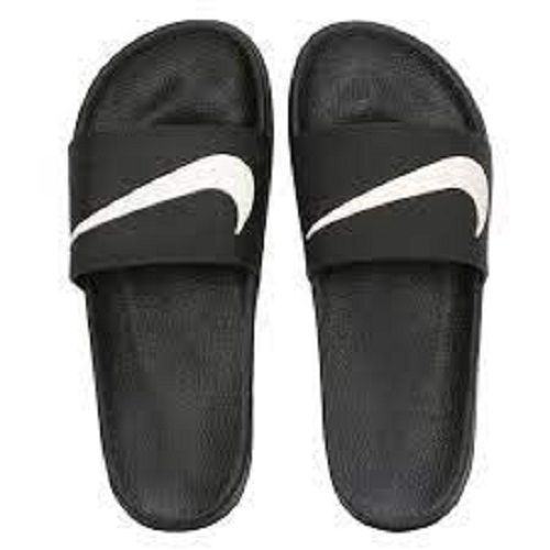 Plastic Fancy Black And White Colour Mens Slippers For Winter