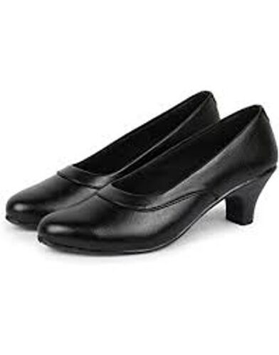 No Fade Fashionable And Comfortable Ladies Black Formal Shoes