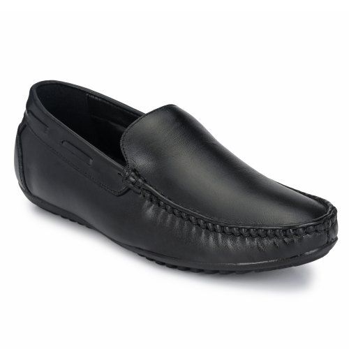 Light Weight And Glossy Without Lace Mena S Formal Black Leather Shoe