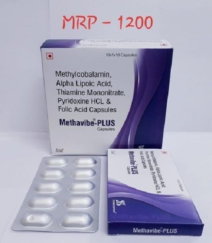 Methylcobalamin Alpha Lipoic Acid And Vitamin B-Complex Capsules Capsule Shape: Oval