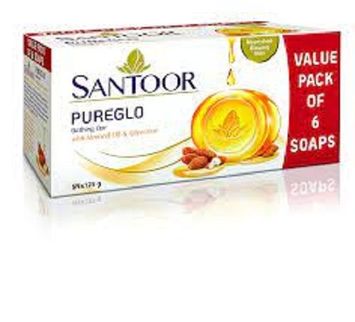 Orange Color Santoor Bath Soap Leaves Your Skin Feeling Refreshing 
