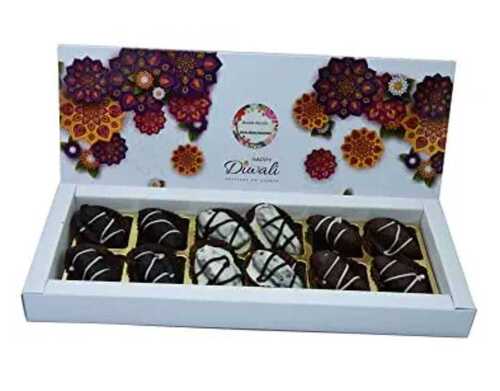 Pack Of 12 Pieces Date Almond Chocolate For Gifts, Adults And Children