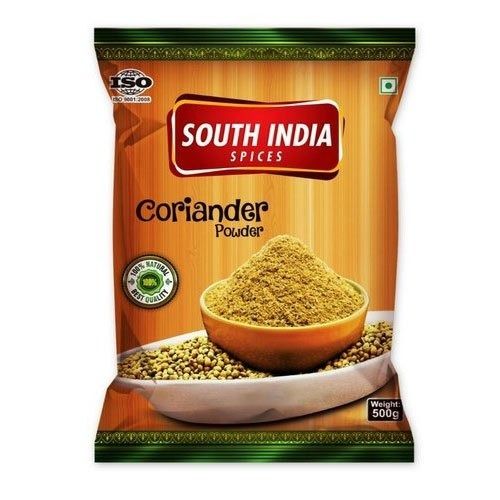 Brown 100% Pure And Natural South India Coriander Powder, Pack Of 500 Gram For Cooking Uses