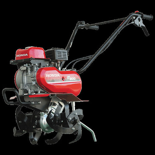 Red And Black Mild Steel Honda F300 Rotary Tiller For Agriculture Usage