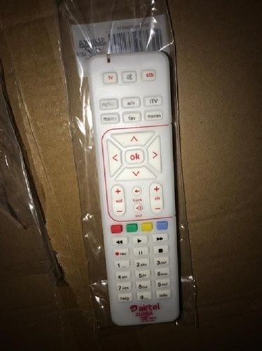 White Color Chinese Hd Dish Remote Control With 12 Meter Distance Range