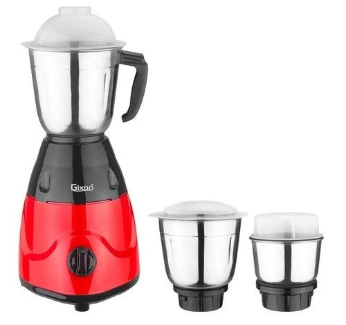 Gixoo Red And Black Color 240V Stainless Steel Mixer Grinder Capacity: 1 Kg/Hr