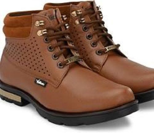 Brown Color Rocky Genuine Leather Mens Boots For Casual And Party Wear Insole Material: Pvc