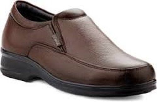 Brown Color Zebra Men'S Premium Synthetic Leather Shoes For Formal Wear Insole Material: Pvc