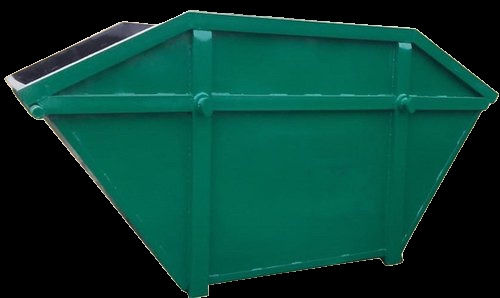 Color Coated Corrosion And Rust Resistant Green Fiber Garbage Container