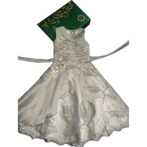 Kids Party Wear White Gown Bust Size: Non  Centimeter (Cm)