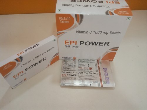 Epi Power Vitamin C 1000 Mg 10x1x10 Tablet Recommended For: Skin