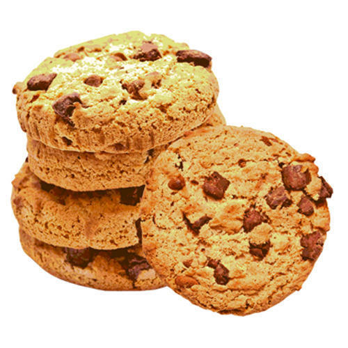 Healthy High In Fiber And Vitamins Yummy Flavor Round Shape Choco Chips Cookies