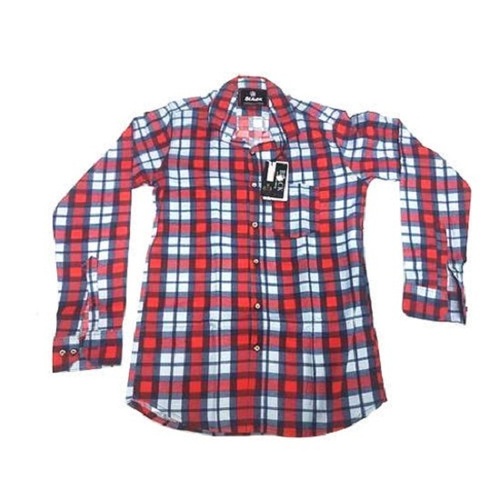 Mens Check Full Sleeve Casual Wear Cotton Shirt
