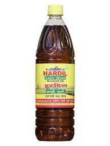 Common Grade A Kachi Ghani Mustard Oil 100% Good For Health With One Litre And One Year Shelf Life