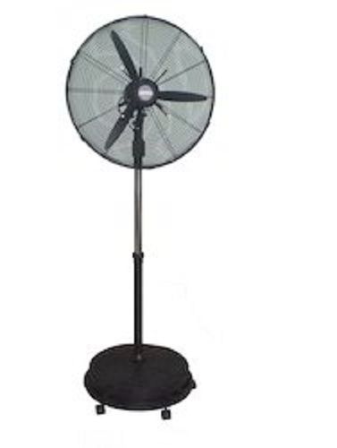 Black Color Non Stop Air Cooling Metal Electric Fan For Commercial And Industrial Use