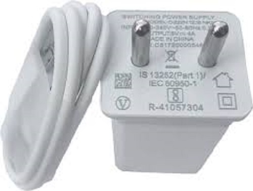 Deity Compatible With All Vivo Mobile Fast Charger - Plastic Material, Lightweight Design, White Color | Compact Dual Device Charging for Quick Power Recharge