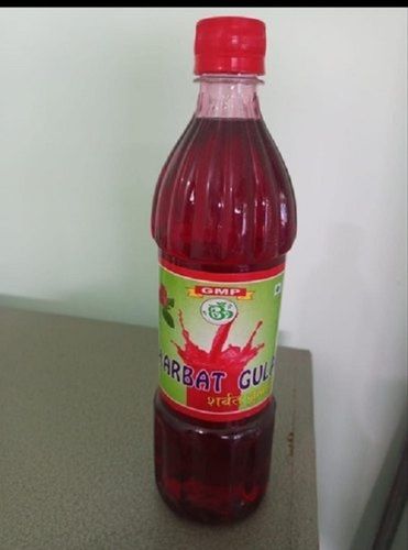 No Added Preservatives Fresh Kool Milk Based Rose Sarbat With 500ml Bottle