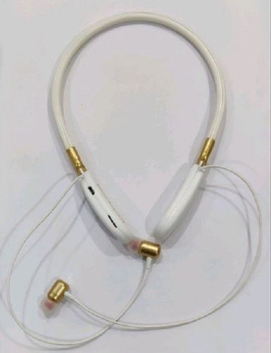 Blue White Golden Color Wireless Bluetooth Neckband For Clear Sound Mobile And Tablet Use