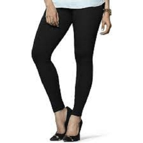 Cotton Leggings - Sizes 0-22, Black Color | Breathable, Quick Dry, All Season, Straight Fit, Skin Friendly