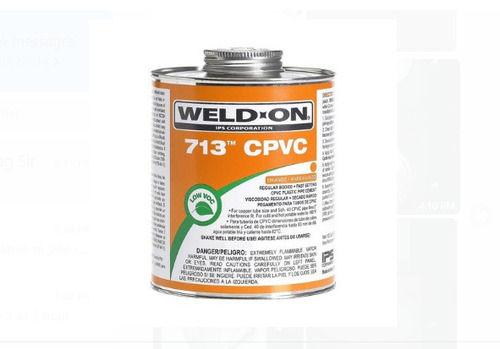 Fast Curing Epoxy Weldon 713 Cpvc Plastic Pipe Cement For Fittings Easy To Use Application: Construction