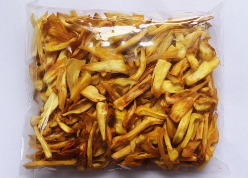 Healthy And Natural Protein Vitamins Rich Sweet Tasty Crispy Yellow Jackfruit Chips