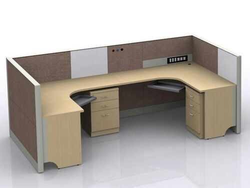 Light Brown Termite-Resistant Floor-Mounted Portable Wooden Office Furniture Design: One Piece