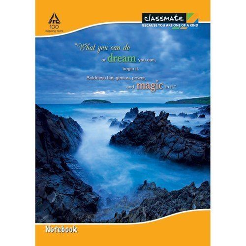 सिंगल लाइन पेपर के साथ लिखने के लिए प्रिंटेड क्लासमेट A4 पेपर नोटबुक