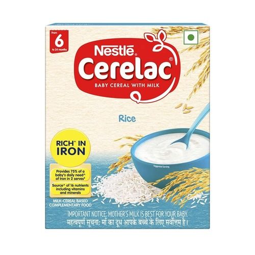 Source Of 16 Nutrients And Rich In Iron Nestle Cerelac For Baby