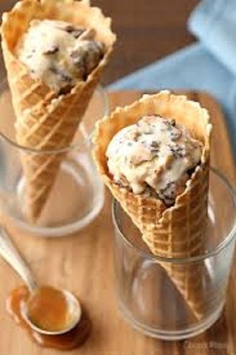 Sweet And Tasty Crispy Ice Cream With Ingredients Milk, Cream, Vanilla Extract, And A Touch Of Sea Age Group: Old-Aged