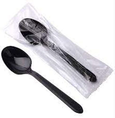 Light Weight Very Useful And Good Quality Disposable Black Spoons For Party Use