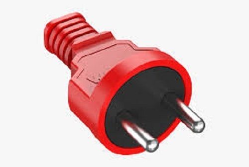 100 Percent Safe And Shock Proof Electrical Red And Black Plastic 2 Pin Plug Application: Switch