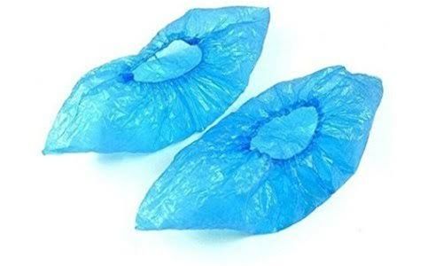 Biodegradable And Lightweight Polyester Blue Flat Waterproof Shoe Cover